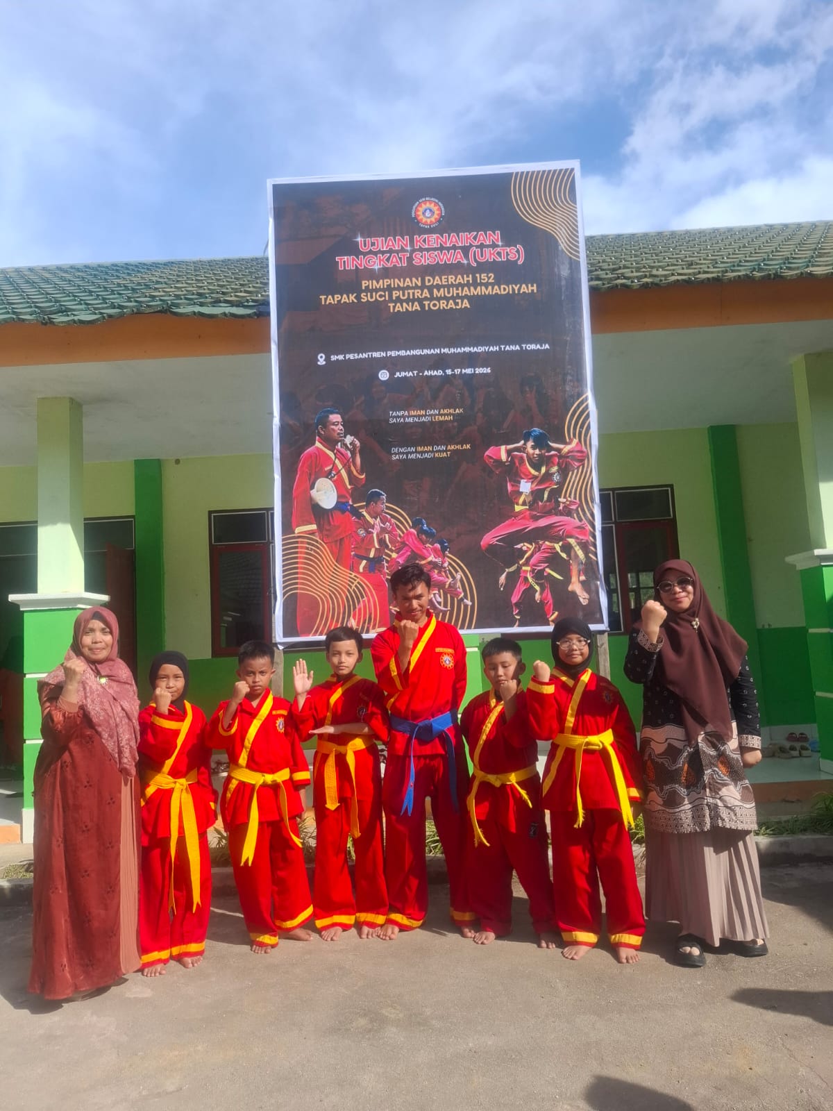 7 Siswa MIM To’kaluku Ikuti UKTS Tapak Suci Tana Toraja, Diuji Disiplin dan Mental Bertanding