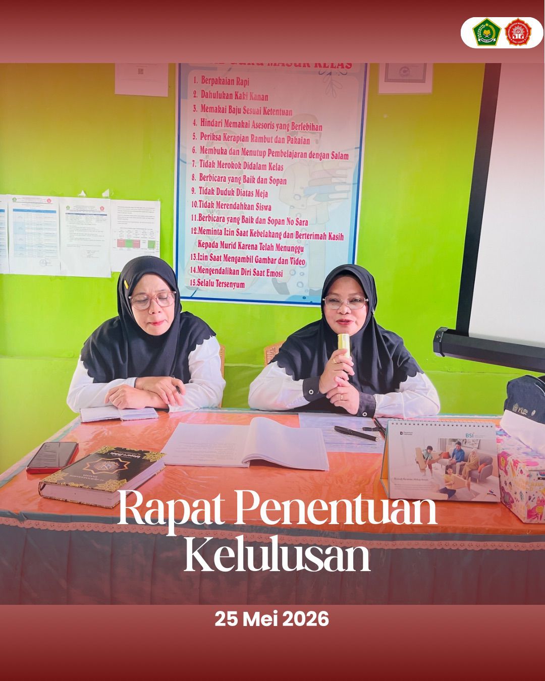MIM Plus 1 Tana Toraja Gelar Rapat Penentuan Kelulusan Siswa Kelas VI